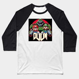 Doom Guy Crossover Baseball T-Shirt